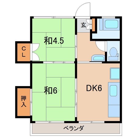 いげた陣場町マンションの物件間取画像